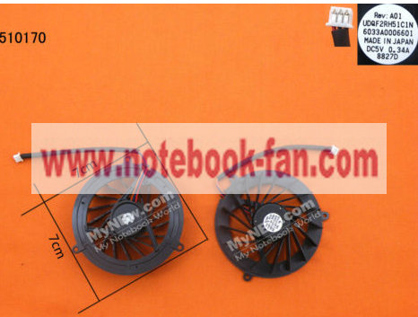 New CPU Cooling Fan Toshiba Satellite A60 UDQF2RH51C1N - Click Image to Close